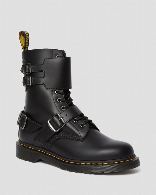 Dr Martens Dámské Kotníkové Boty 1490 Joska Smooth Černé, CZ-380726